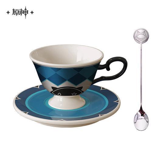 [OFFICIAL] Lynette Impression Afternoon Tea Cup and Saucer Set - Teyvat Tavern - Genshin Merch