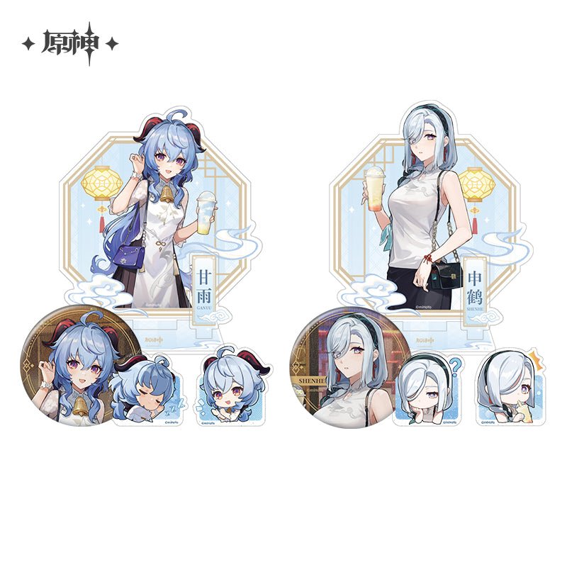 Genshin Impact x Hey-Tea Stand Figure / Badge / Acrylic Clips