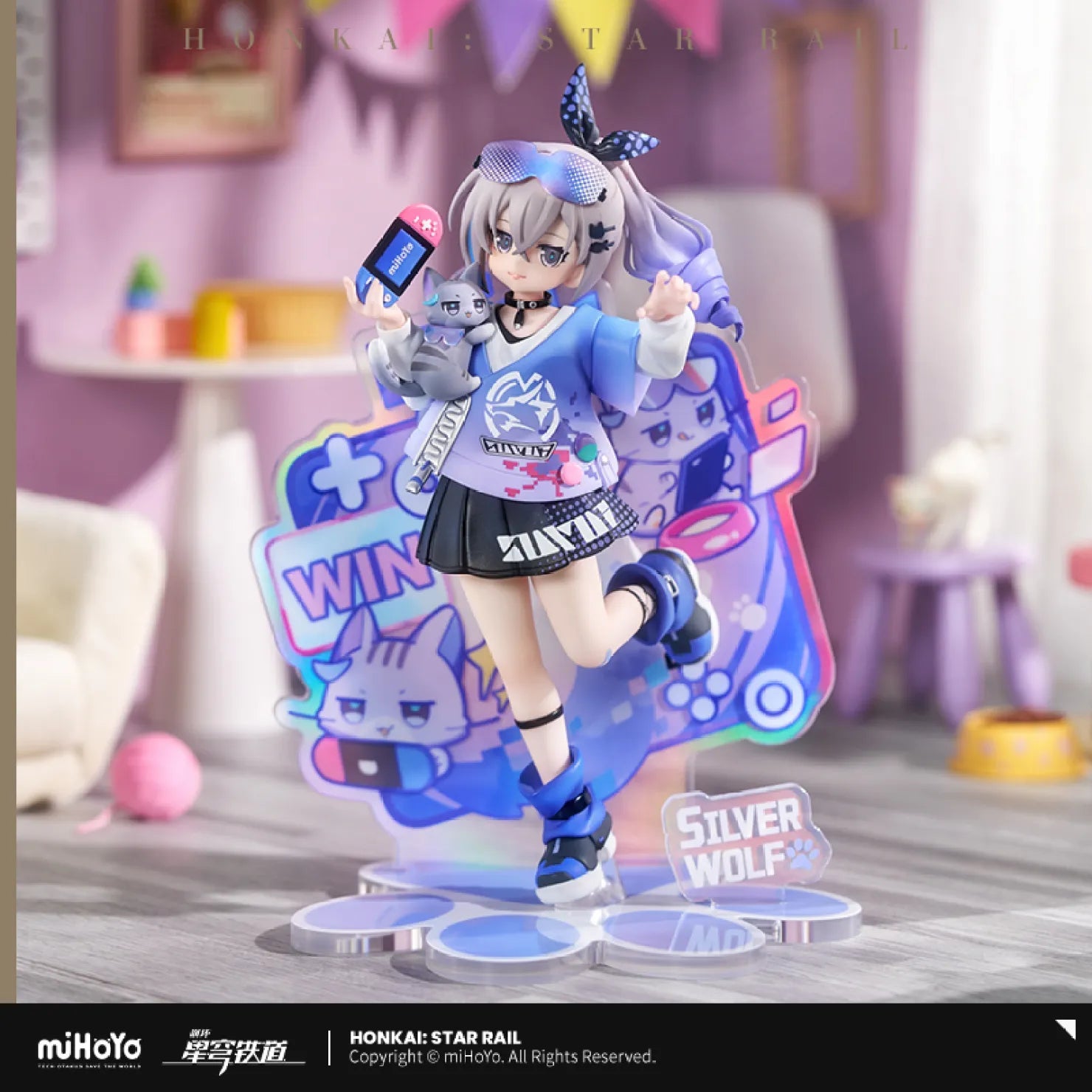 崩壊3rd スターレール 銀狼の子猫シリーズ スケールフィギュア 崩壊3rd スターレール 銀狼の子猫シリーズ スケールフィギュア