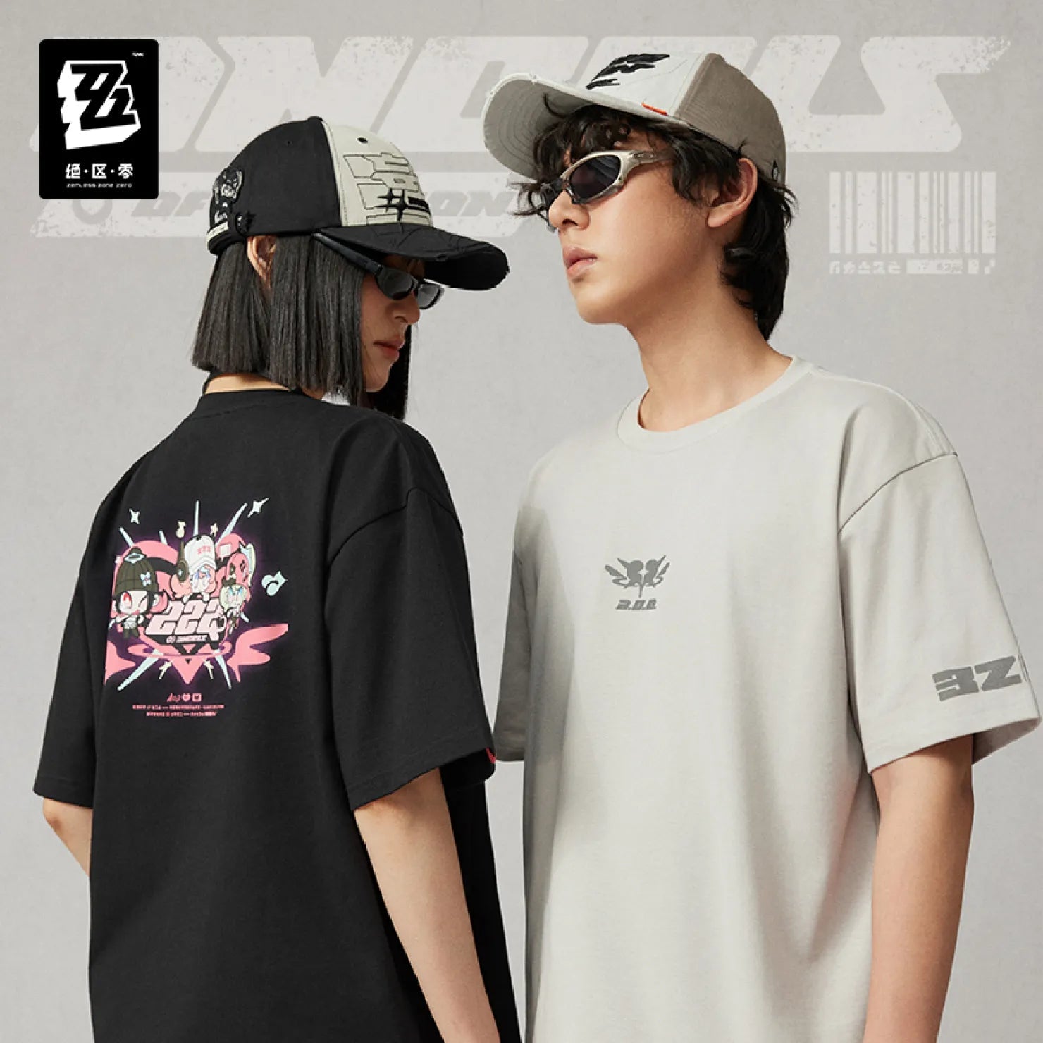zZz 薔薇シャツ Zenless Zone Zero STUDIO Angels of Delusion Series T-Shirt