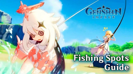 Genshin Impact Fontaine Fishing Locations with Fish Species - Teyvat Tavern - Genshin Impact & Honkai Star Rail & 3Z Merch