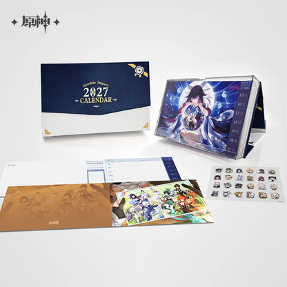 [OFFICIAL] Genshin Impact 2027 Desk Weekly Calendar