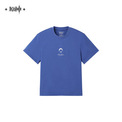 [OFFICIAL] Genshin Impact Columbina Impression Series Clothes - Casual Short Sleeve T-Shirt