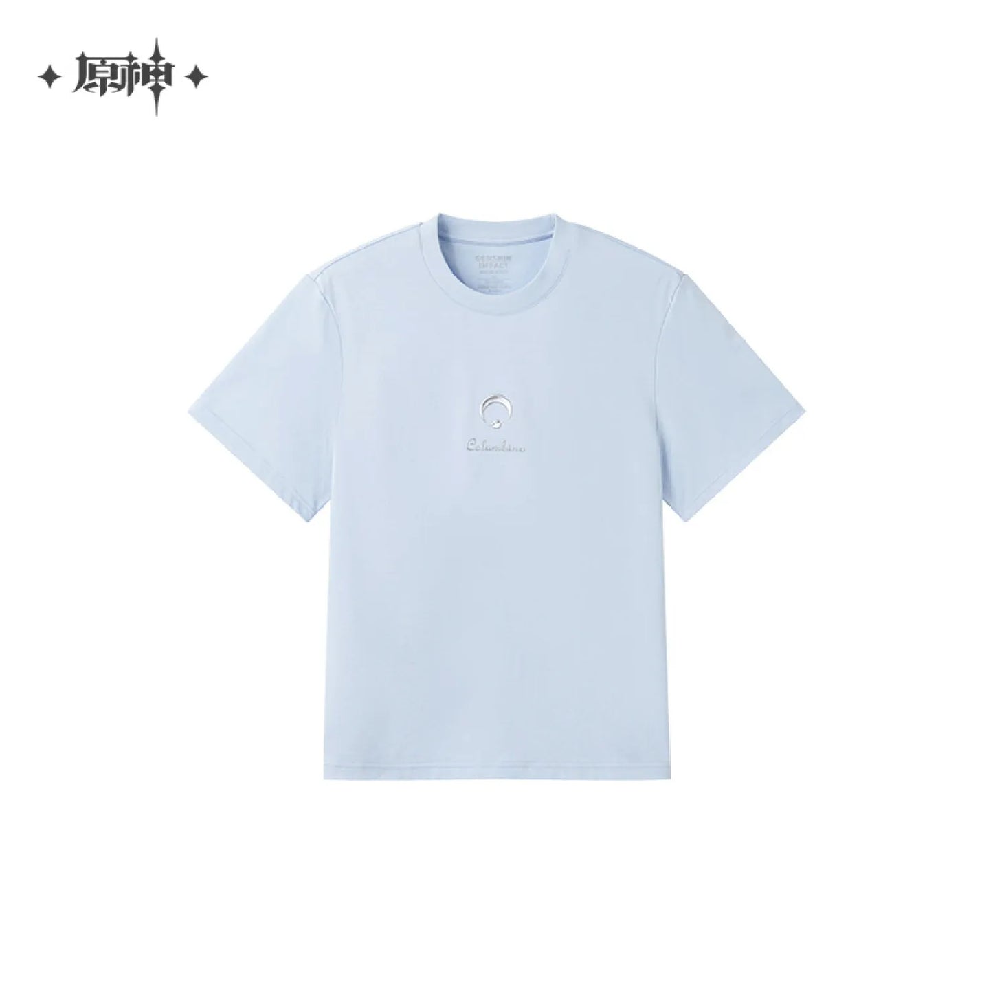 [OFFICIAL] Genshin Impact Columbina Impression Series Clothes - Casual Short Sleeve T-Shirt