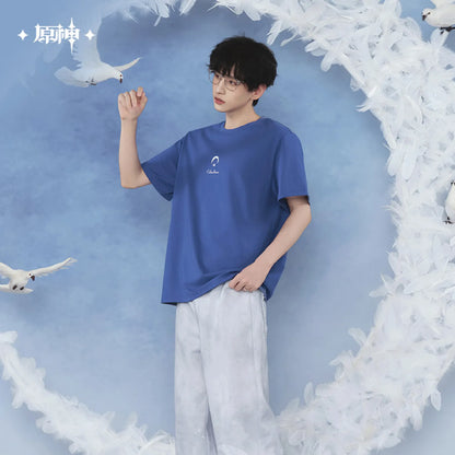 [OFFICIAL] Genshin Impact Columbina Impression Series Clothes - Casual Short Sleeve T-Shirt