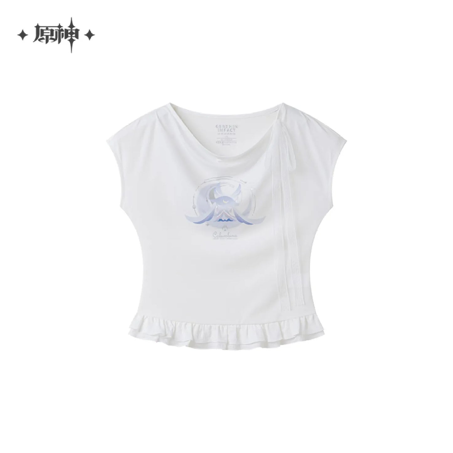 [OFFICIAL] Genshin Impact Columbina Impression Series Clothes - Fitted Short Sleeve T-Shirt