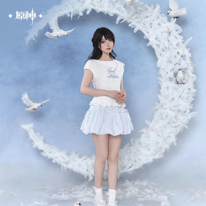 [OFFICIAL] Genshin Impact Columbina Impression Series Clothes - Fitted Short Sleeve T-Shirt