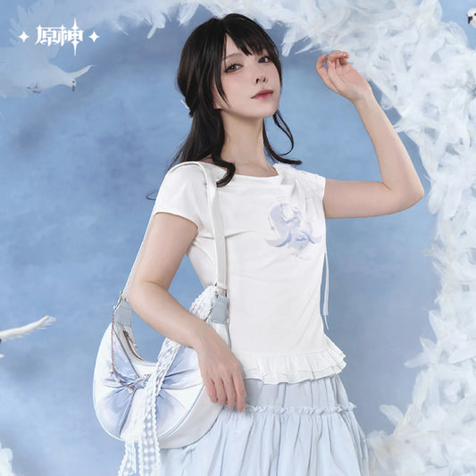 [OFFICIAL] Genshin Impact Columbina Impression Series Clothes - Fitted Short Sleeve T-Shirt