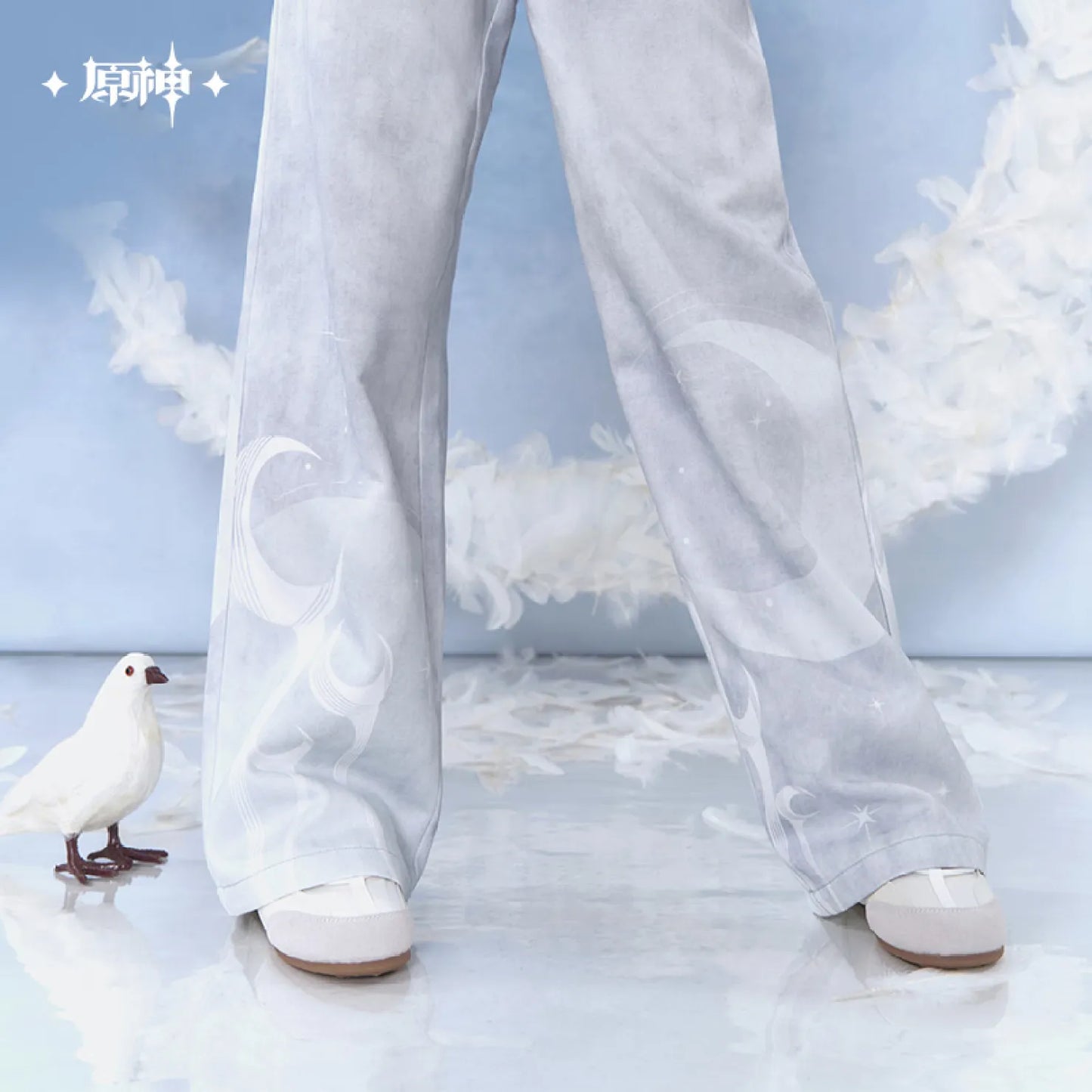 [OFFICIAL] Genshin Impact Columbina Impression Series Clothes - Printed Casual Pants