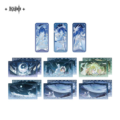 [OFFICIAL] Genshin Impact Selenic Chronicles Badge And Commemorative Card Set