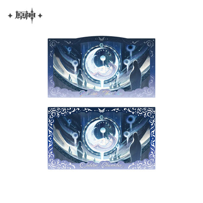 [OFFICIAL] Genshin Impact Selenic Chronicles Badge And Commemorative Card Set