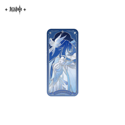 [OFFICIAL] Genshin Impact Selenic Chronicles Badge And Commemorative Card Set