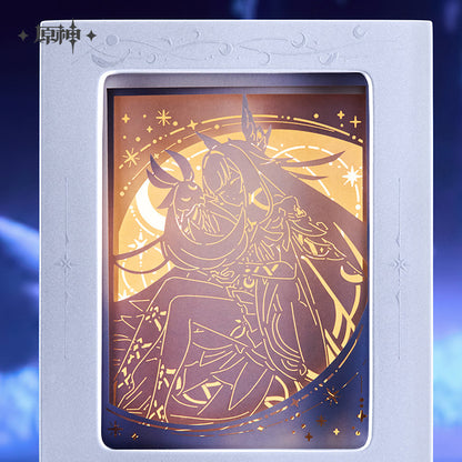 [OFFICIAL] Genshin Impact Selenic Chronicles Rotating Paper Carving Light Music Box