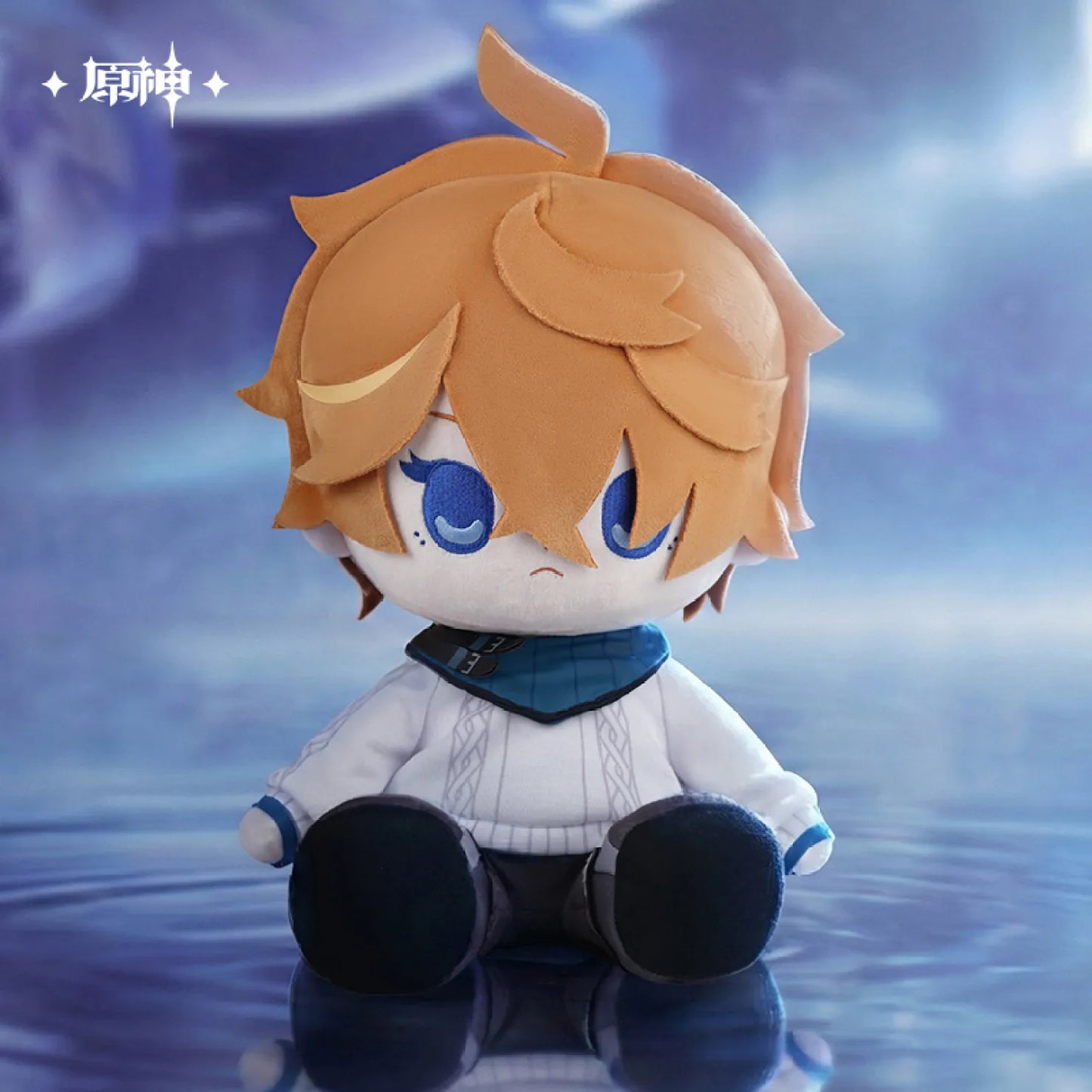 [OFFICIAL] Genshin Impact Skirk And Tartaglia Sitting Plush Doll