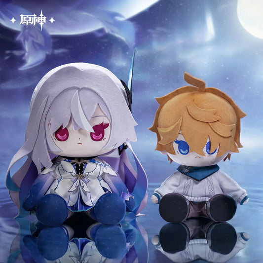 [OFFICIAL] Genshin Impact Skirk And Tartaglia Sitting Plush Doll