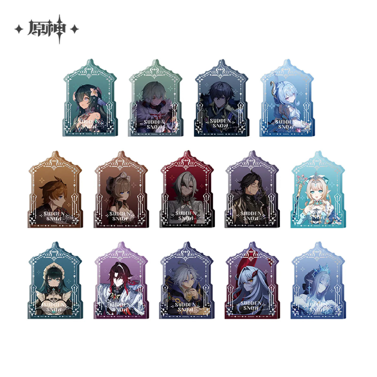 [OFFICIAL] Genshin Impact Sudden Snow Series Acrylic Ornament