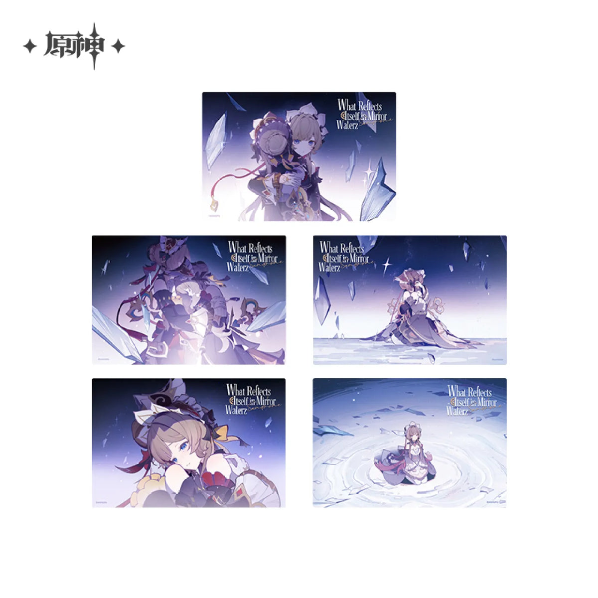 [OFFICIAL] Genshin Impact Water Reflects Itself in Mirror-Water Series Merch