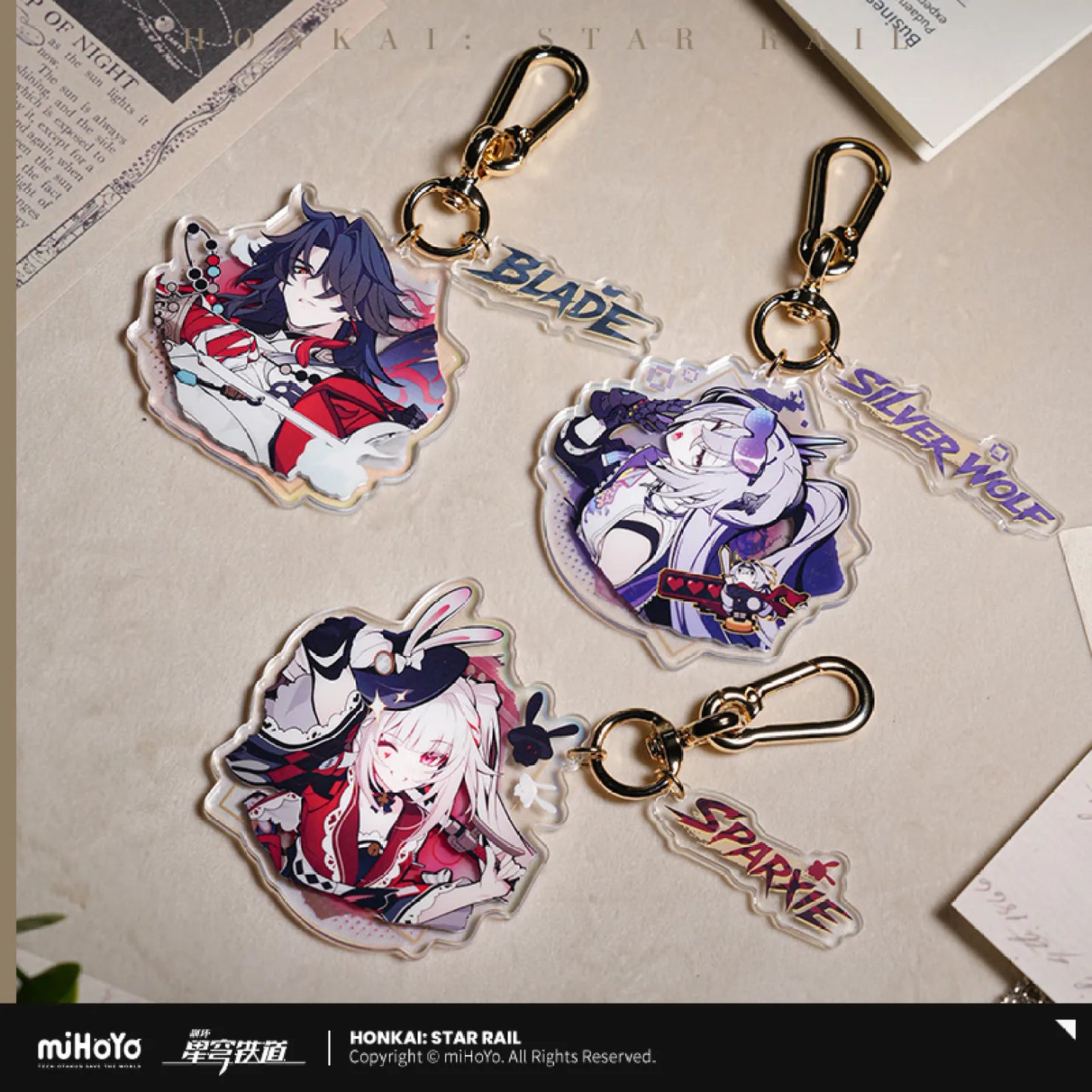 [OFFICIAL] Honkai Star Rail AHA Universe Series Acrylic Keychain