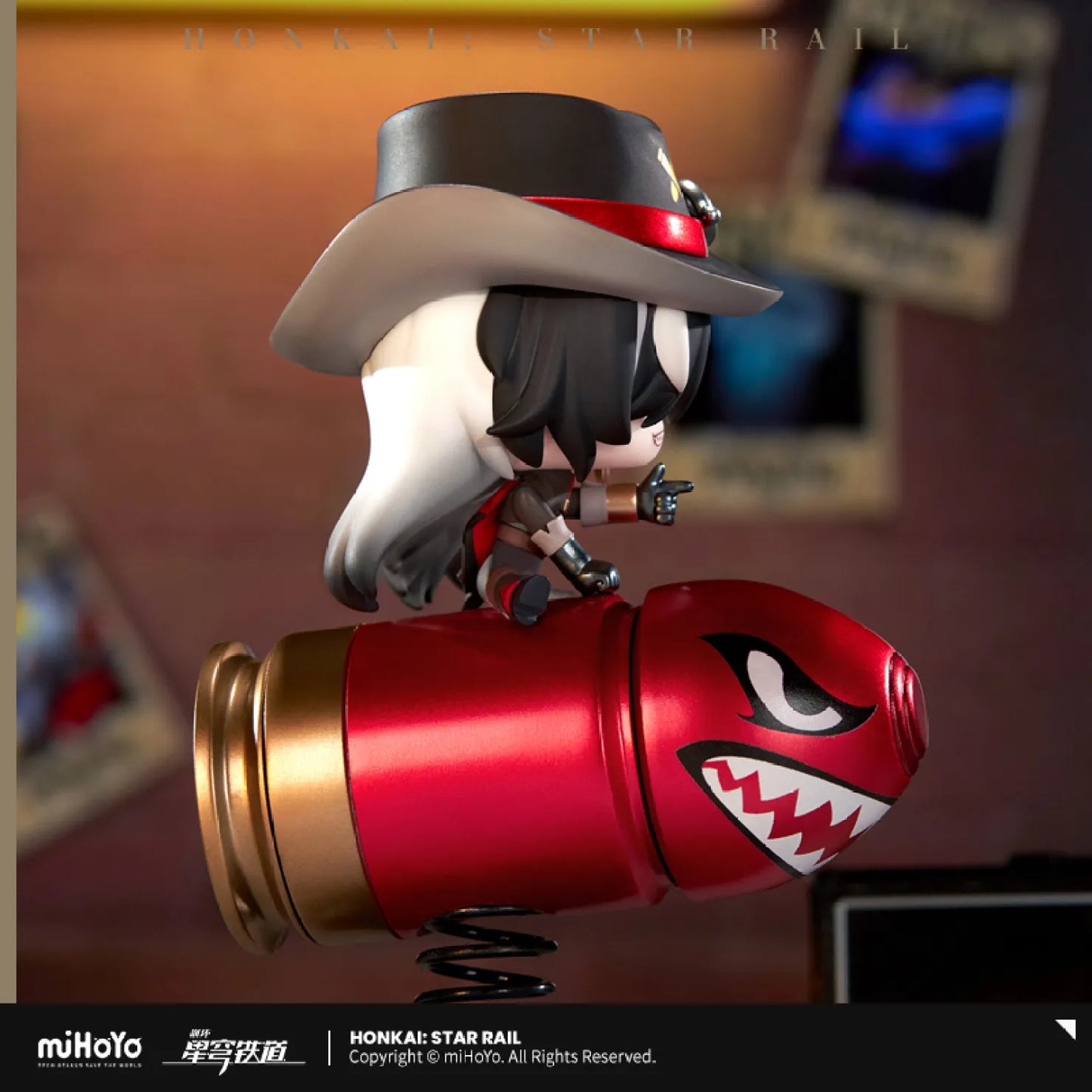 [OFFICIAL] Honkai Star Rail Boothill Chibi Shaking Spring Toy