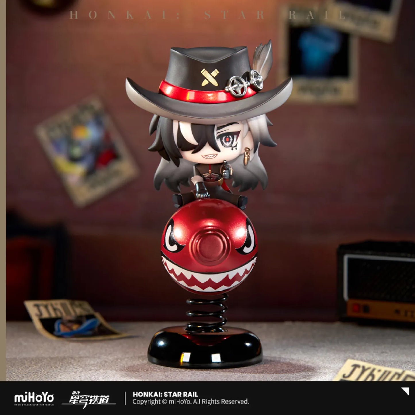[OFFICIAL] Honkai Star Rail Boothill Chibi Shaking Spring Toy