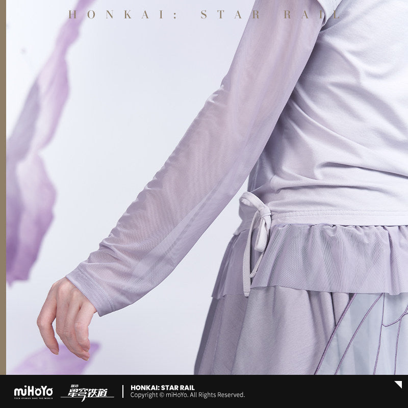 [OFFICIAL] Honkai Star Rail Castorice Impression Series Clothes - Mock Two-Piece T Shirt