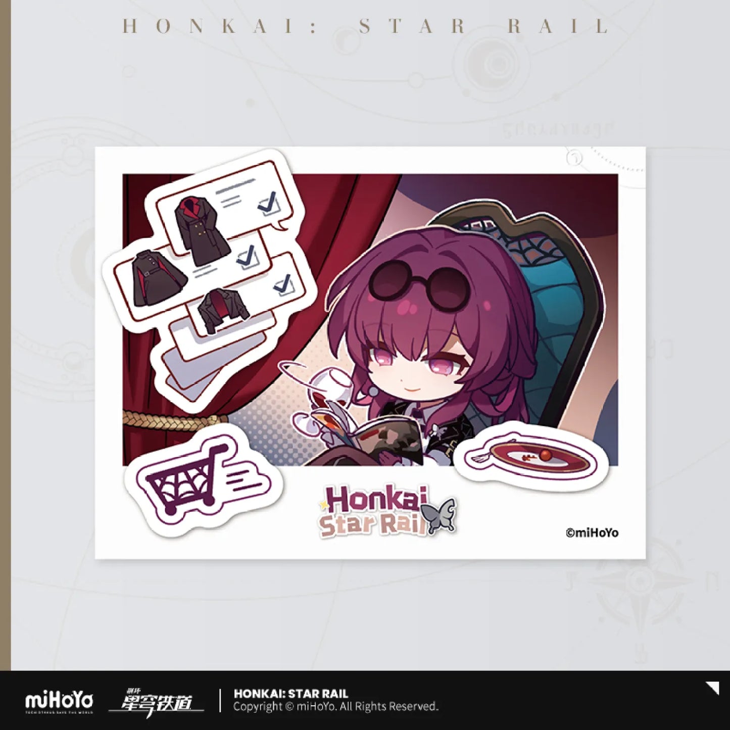 [OFFICIAL] Honkai Star Rail Pom-Pom Photo Album Series Polaroid‑Style Photo Blind Box Vol.1