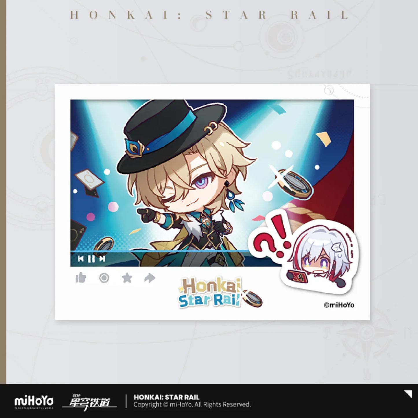 [OFFICIAL] Honkai Star Rail Pom-Pom Photo Album Series Polaroid‑Style Photo Blind Box Vol.3