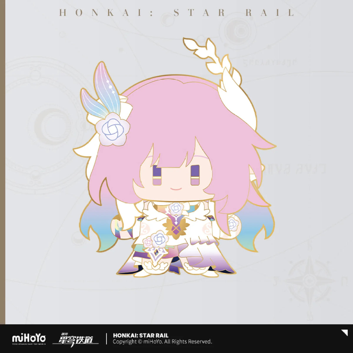 [OFFIZIELL] Honkai Star Rail Charakter Chibi Niedliches Metall-Shake-Abzeichen 