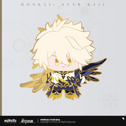 [OFFIZIELL] Honkai Star Rail Charakter Chibi Niedliches Metall-Shake-Abzeichen 