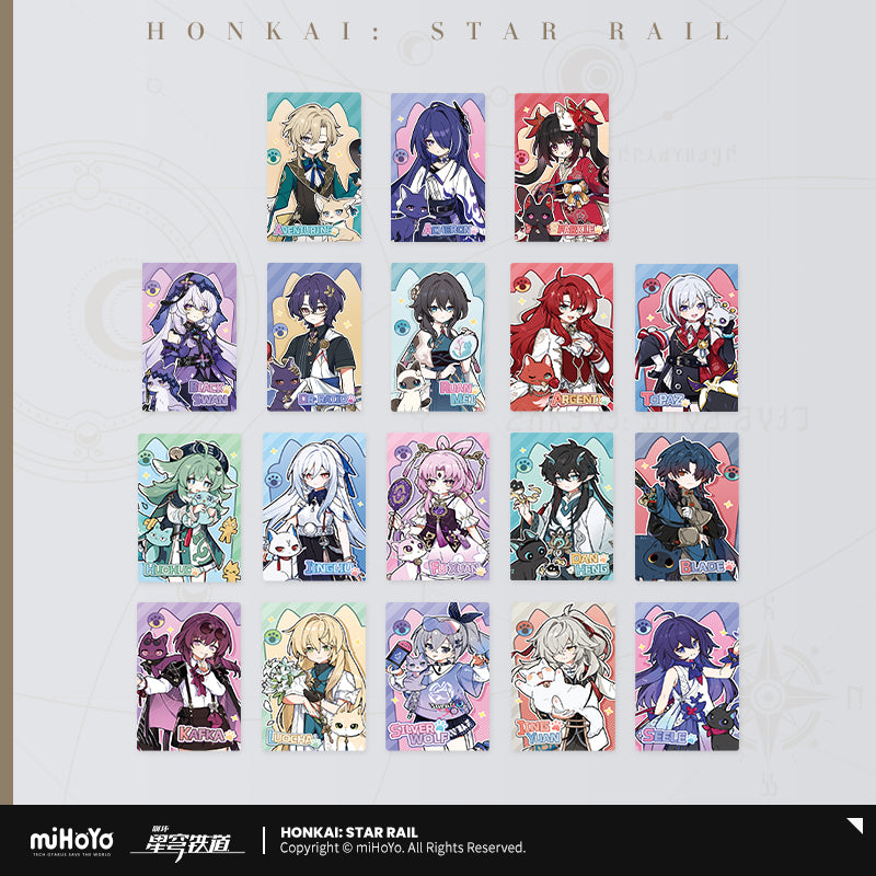 [OFFICIAL] Honkai Star Rail Little Kitten Series Collectable Laser Ticket