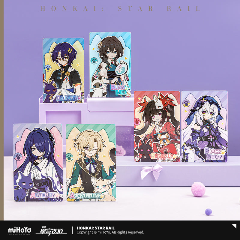[OFFICIAL] Honkai Star Rail Little Kitten Series Collectable Laser Ticket