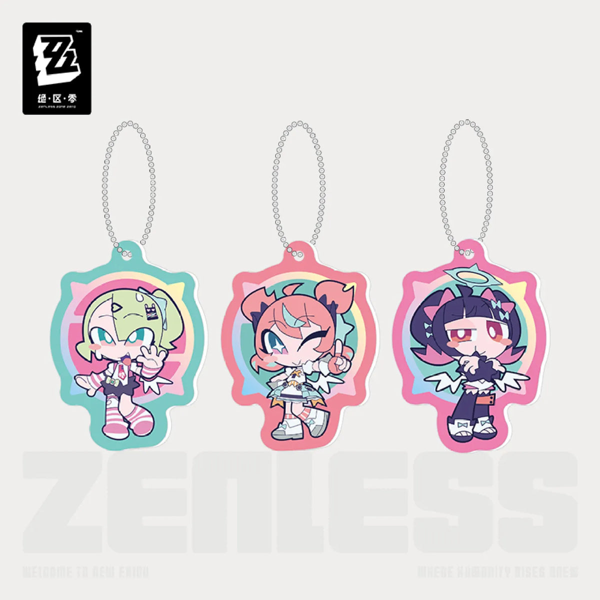[OFFICIAL] Zenless Zone Zero Angels of Delusion Sugar Rush Series Chibi Acrylic Keychain