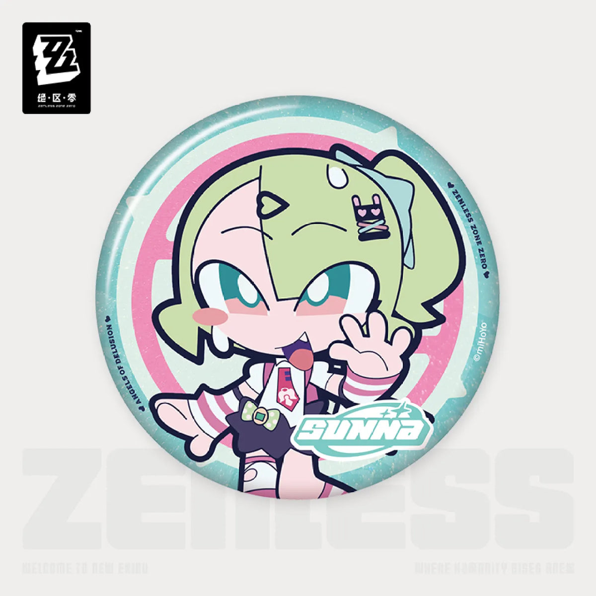 [OFFICIAL] Zenless Zone Zero Angels of Delusion Sugar Rush Series Chibi Badge