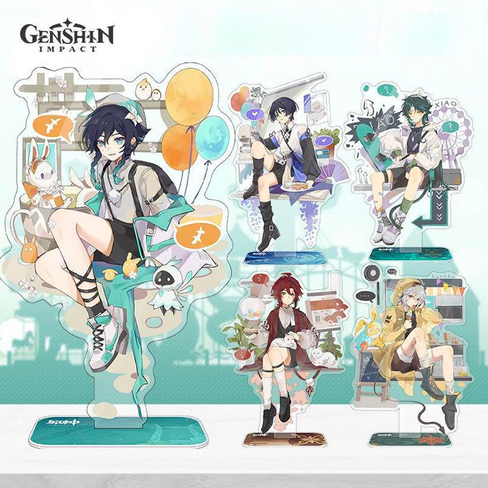 Genshin Amusement Park Theme Acrylic Stand Figure - Pyro Boy