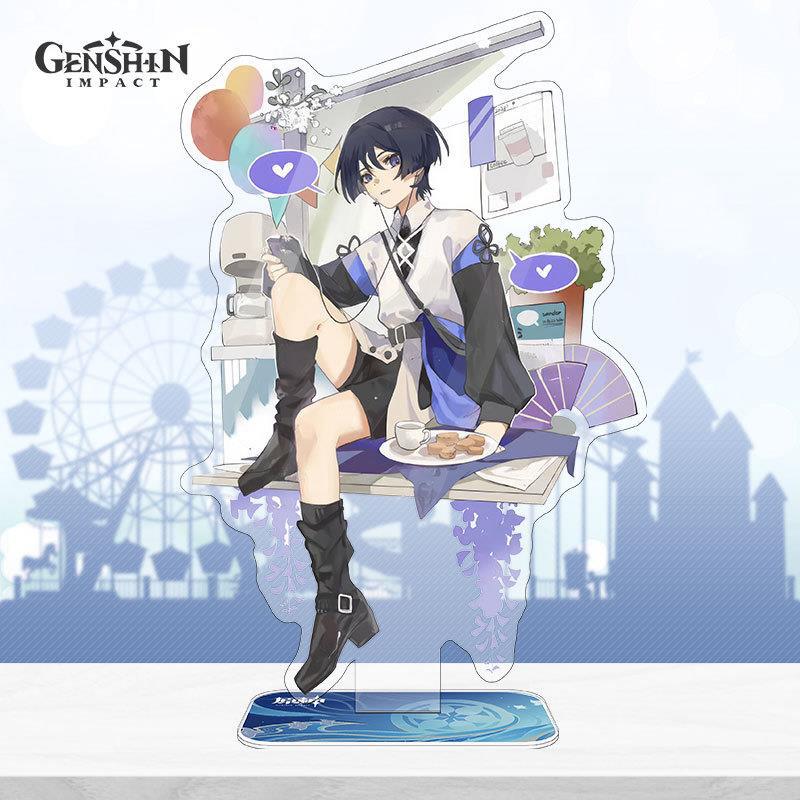Genshin Amusement Park Theme Acrylic Stand Figure - Pyro Boy