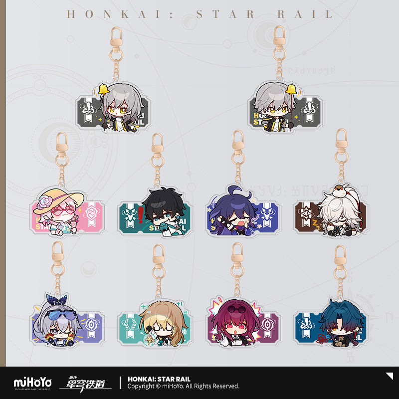 Pom-Pom's Exhibition Hall Character Acrylic Keychain – Teyvat Tavern ...