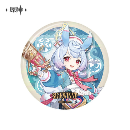 [OFFICIAL] Character Badge - Fontaine - Teyvat Tavern - Genshin Impact & Honkai Star Rail & 3Z Merch