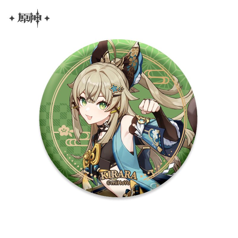 [OFFICIAL] Character Badge - Inazuma - Teyvat Tavern - Genshin Impact & Honkai Star Rail & 3Z Merch
