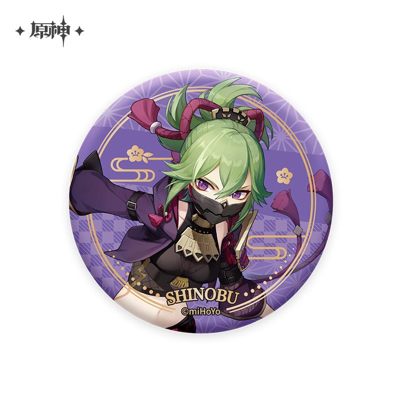 [OFFICIAL] Character Badge - Inazuma - Teyvat Tavern - Genshin Impact & Honkai Star Rail & 3Z Merch