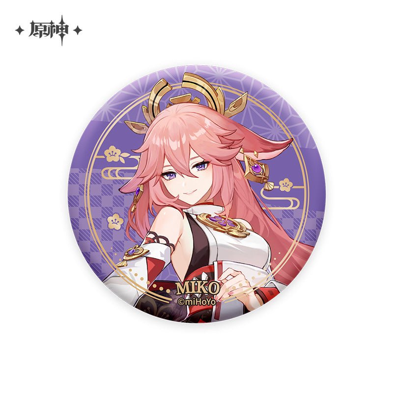[OFFICIAL] Character Badge - Inazuma - Teyvat Tavern - Genshin Impact & Honkai Star Rail & 3Z Merch