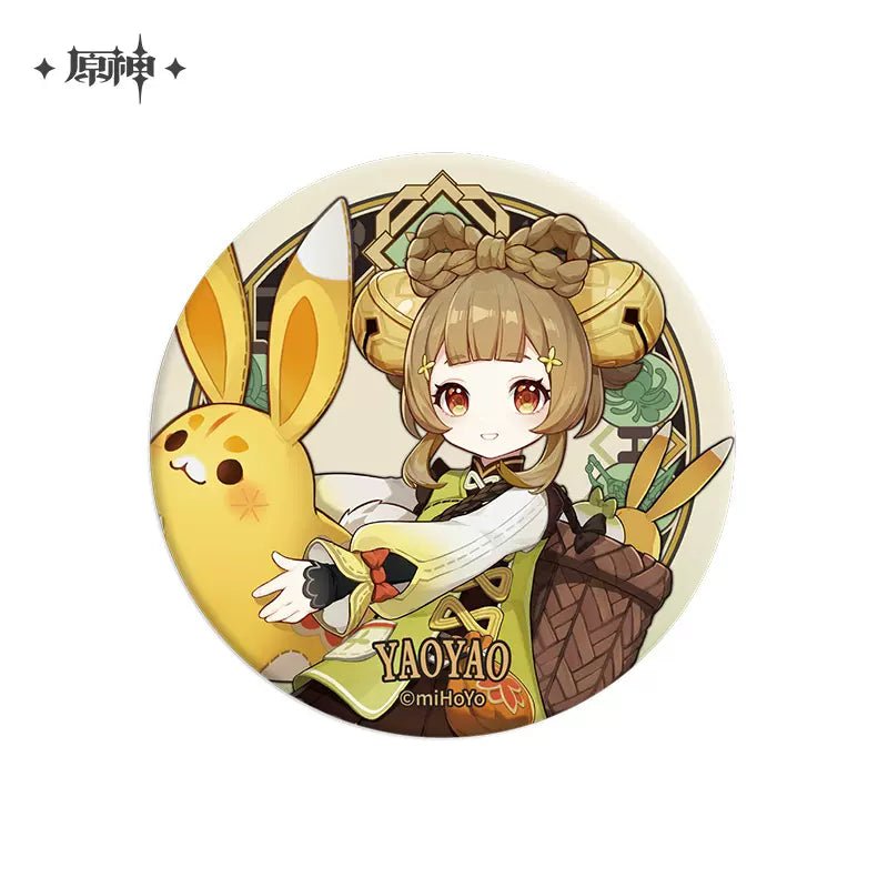[OFFICIAL] Character Badge - Liyue - Teyvat Tavern - Genshin Impact & Honkai Star Rail & 3Z Merch