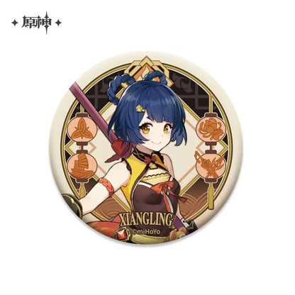 [OFFICIAL] Character Badge - Liyue - Teyvat Tavern - Genshin Impact & Honkai Star Rail & 3Z Merch