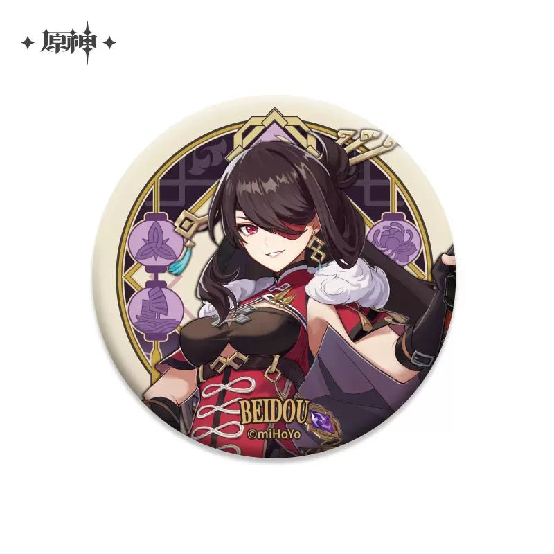 [OFFICIAL] Character Badge - Liyue - Teyvat Tavern - Genshin Impact & Honkai Star Rail & 3Z Merch