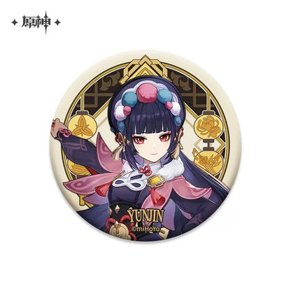 [OFFICIAL] Character Badge - Liyue - Teyvat Tavern - Genshin Impact & Honkai Star Rail & 3Z Merch