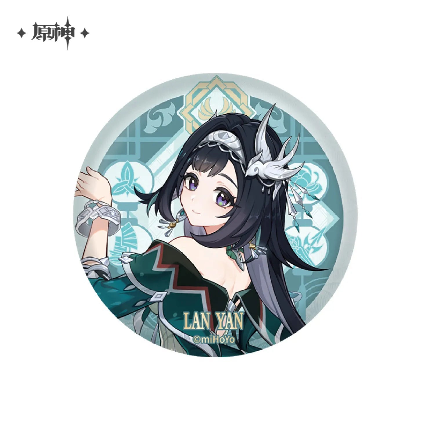 [OFFICIAL] Character Badge - Liyue - Teyvat Tavern - Genshin Impact & Honkai Star Rail & 3Z Merch