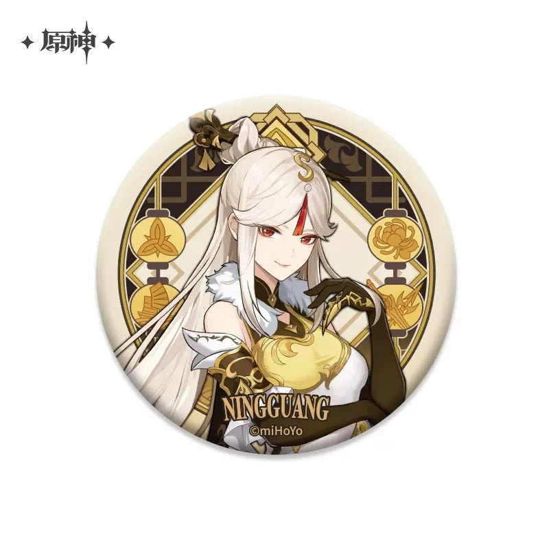 [OFFICIAL] Character Badge - Liyue - Teyvat Tavern - Genshin Impact & Honkai Star Rail & 3Z Merch