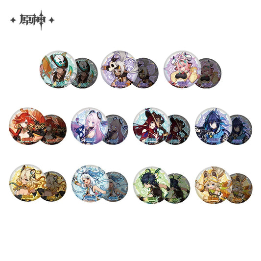 [OFFICIAL] Character Badge - Natlan - Teyvat Tavern - Genshin Impact & Honkai Star Rail & 3Z Merch