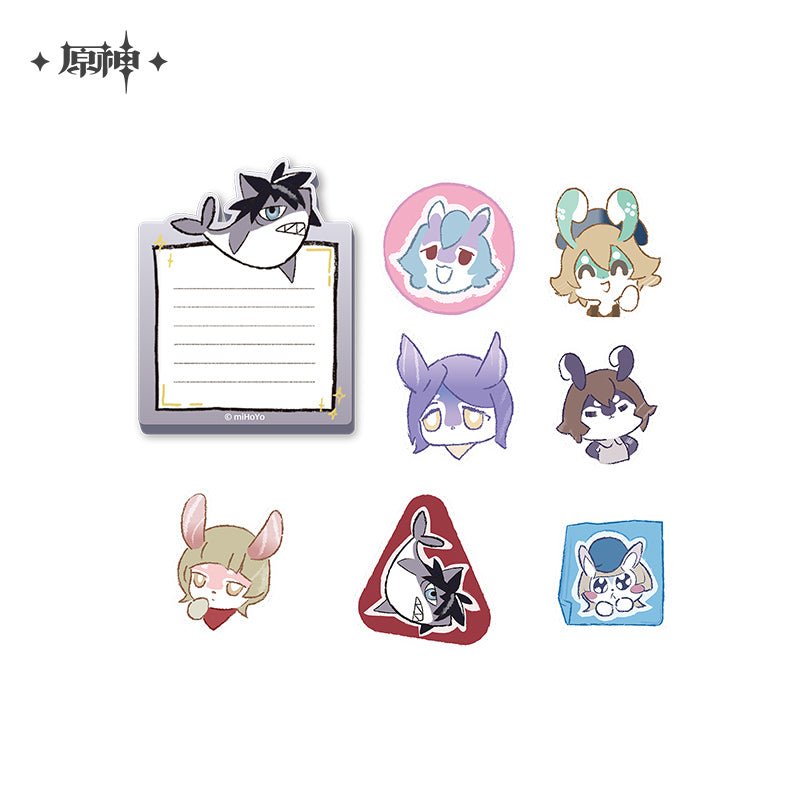 [OFFICIAL] FES2024 Post - it Notes and Water Transfer Decals Set - Teyvat Tavern - Genshin Impact & Honkai Star Rail & 3Z Merch