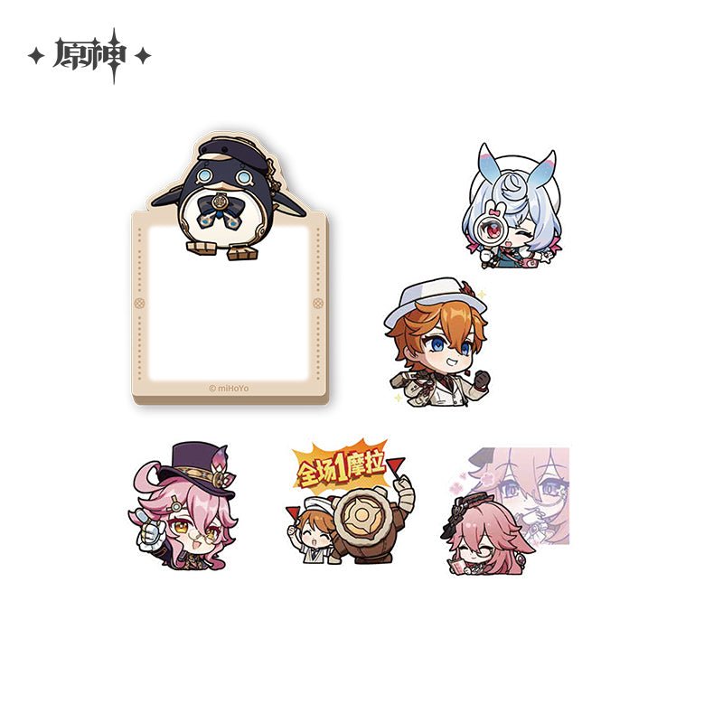[OFFICIAL] FES2024 Post - it Notes and Water Transfer Decals Set - Teyvat Tavern - Genshin Impact & Honkai Star Rail & 3Z Merch