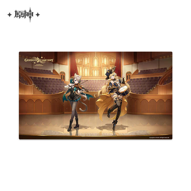 Genshin Concert Endless Sonata Series Badge, Stand Figure and Mousepad